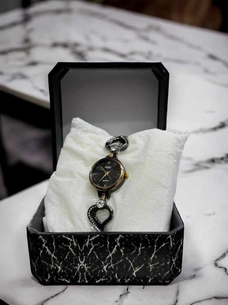 JS Junoon Ladies Fancy Stainless Steel Analogue Watch – Round Dial, Elegant Design