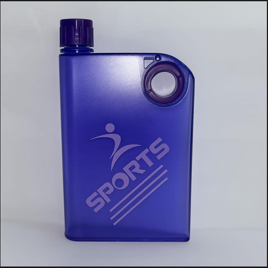 Notebook Water Bottle – Slim, BPA-Free Plastic Kids & School Water Bottle | Portable, Leak-Proof, 1 Pc