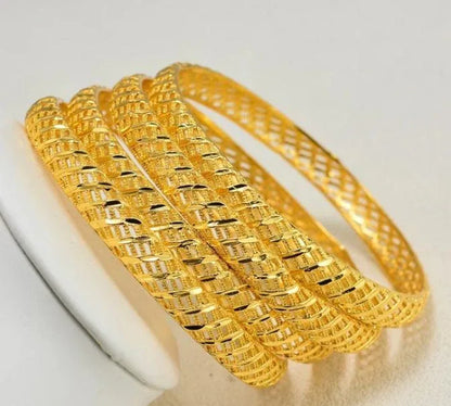 JS Junoon Women’s Beautiful Kara Bangles – 2 Pcs Alloy Jewelry Set - JSJunoon.com