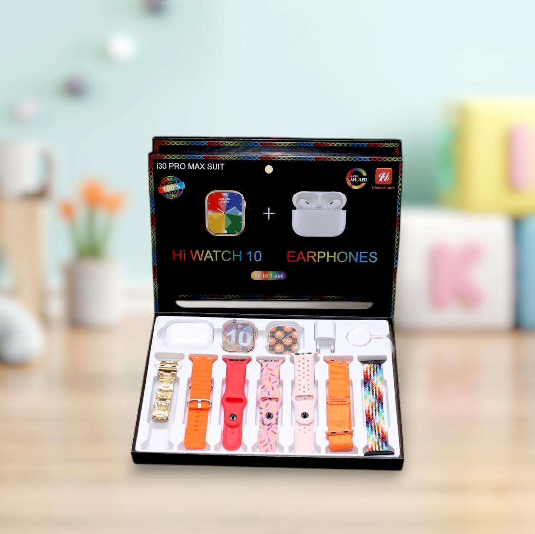 Multicolor Smart Watch | Sleek & Stylish Design | Metal + Silicone Build – Daily Wear