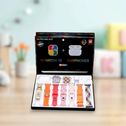 Multicolor Smart Watch | Sleek & Stylish Design | Metal + Silicone Build – Daily Wear - JSJunoon.com