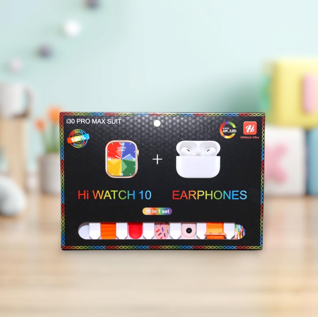 Multicolor Smart Watch | Sleek & Stylish Design | Metal + Silicone Build – Daily Wear