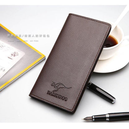 JS JUNOON Men's Premium Leather Bi-Fold Wallet – Multicolor, Slim & Pocket-Friendly, Buy 1 Get 1 Free, 2 Pc Set - JSJunoon.com