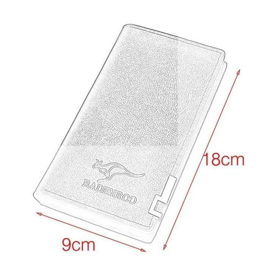 JS JUNOON Men's Premium Leather Bi-Fold Wallet – Multicolor, Slim & Pocket-Friendly, Buy 1 Get 1 Free, 2 Pc Set