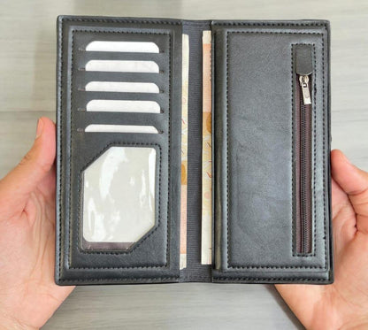JS JUNOON Men's Premium Brown Leather Wallet – Stylish, Durable & Functional for Cards & Cash, 1 Pc - JSJunoon.com