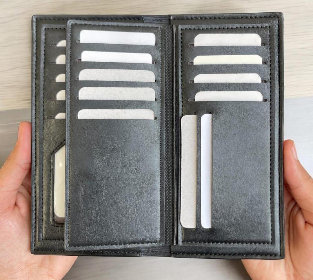 JS JUNOON Men's Premium Brown Leather Wallet – Stylish, Durable & Functional for Cards & Cash, 1 Pc