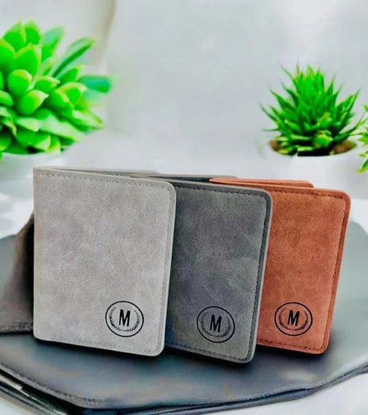 JS JUNOON Premium Plain Leather Multicolor Wallet for Men – Stylish, Durable & Functional, 1 Pc Everyday Use