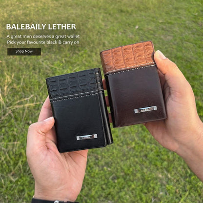 JS JUNOON Premium Leather Multicolor Wallet for Men – Stylish, Durable & Functional, 1 Pc Everyday Use - JSJunoon.com