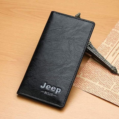 JS JUNOON Men's Multicolor Leather Wallet – Premium Quality, Durable, Sleek Design, Perfect for Cards & Cash, 1 P - JSJunoon.com
