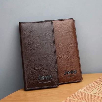 JS JUNOON Men's Multicolor Leather Wallet – Premium Quality, Durable, Sleek Design, Perfect for Cards & Cash, 1 P - JSJunoon.com