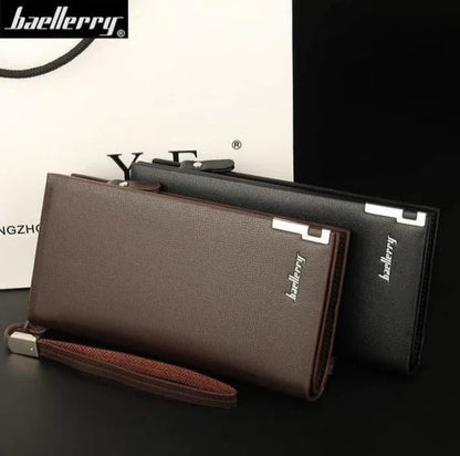 JS JUNOON Unisex PU Leather Long Wallet – Stylish Multicolor, Durable & Functional for Men & Women, 1 Pc - JSJunoon.com