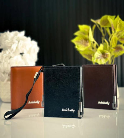 JS JUNOON Unisex PU Leather Bi-Fold Wallet – Multicolor, Stylish & Durable, 1 Pc - JSJunoon.com