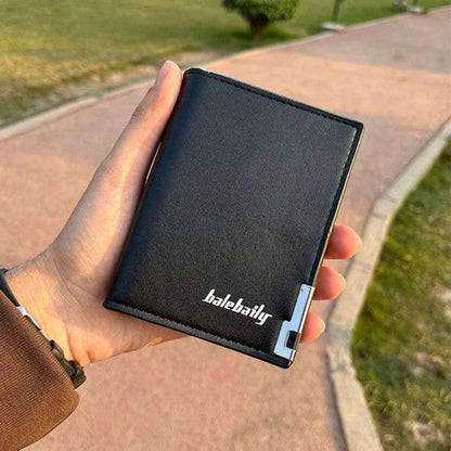 JS JUNOON Unisex PU Leather Bi-Fold Wallet – Multicolor, Stylish & Durable, 1 Pc - JSJunoon.com