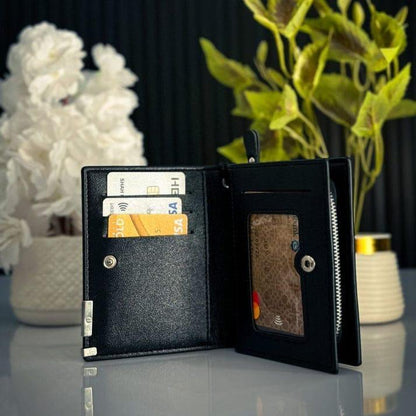JS JUNOON Unisex PU Leather Bi-Fold Wallet – Multicolor, Stylish & Durable, 1 Pc - JSJunoon.com