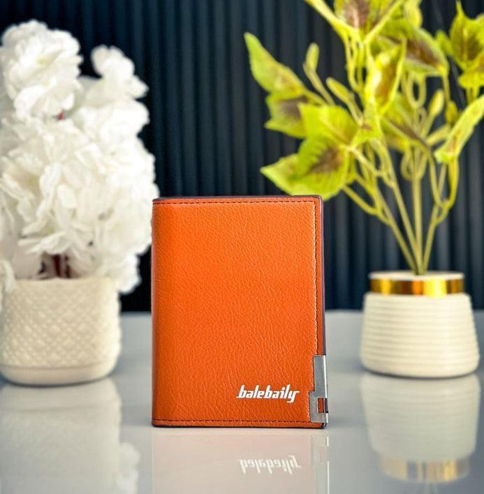 JS JUNOON Unisex PU Leather Bi-Fold Wallet – Multicolor, Stylish & Durable, 1 Pc