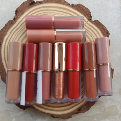 Romcom High Pigmented Lip Gloss | 2 Pcs Multicolor Creamy Gloss Set - JSJunoon.com