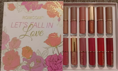 Romcom High Pigmented Lip Gloss | 2 Pcs Multicolor Creamy Gloss Set - JSJunoon.com