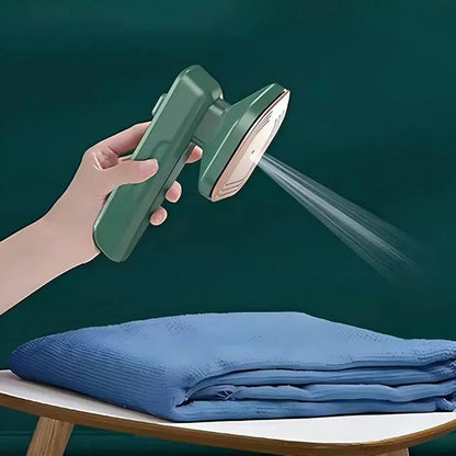 Foldable Steam Iron – Compact Green Portable Iron for Home & Travel Use - JSJunoon.com