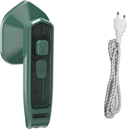 Foldable Steam Iron – Compact Green Portable Iron for Home & Travel Use - JSJunoon.com