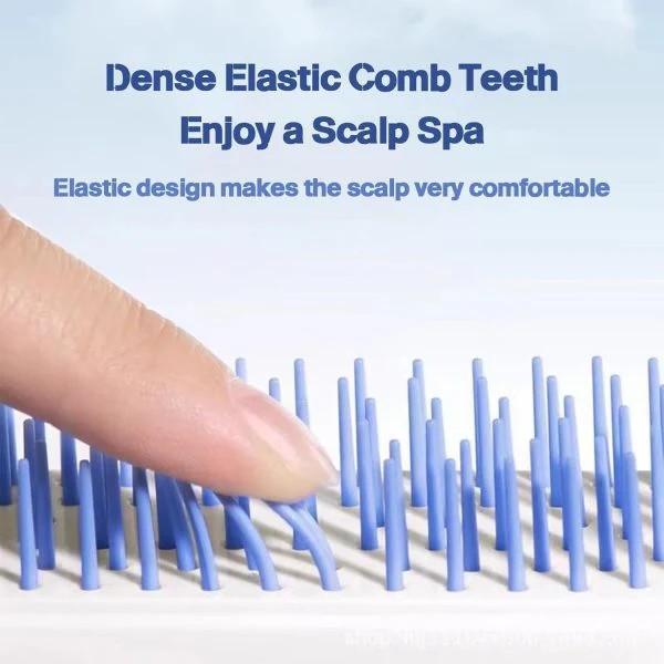 Self-Cleaning Anti-Static Massage Comb – Detangling, Scalp Massage & Hair Care Tool (ABS Plastic)