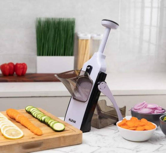 Multifunctional Vegetable Cutter – Durable ABS Plastic & Glass Food Slicer