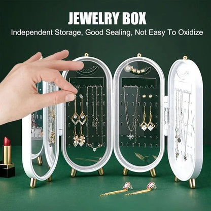 Stylish Green Jewelry Box – 1 Pc Plastic Organizer - JSJunoon.com