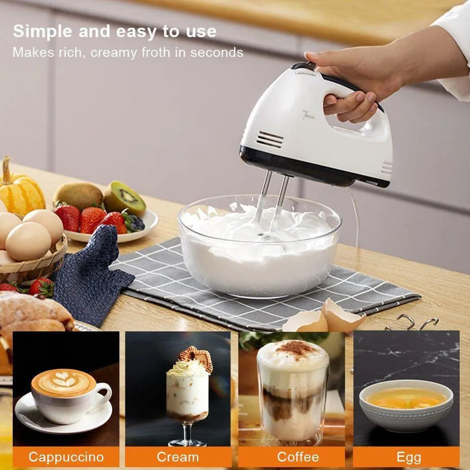Hand Mixer – Stainless Steel Electric Beater for Effortless Mixing