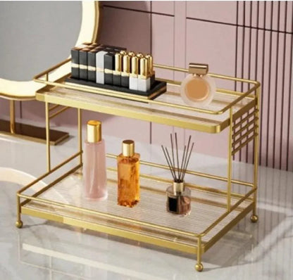 Metal Makeup Organizer Stand – Cosmetic Storage Rack - JSJunoon.com