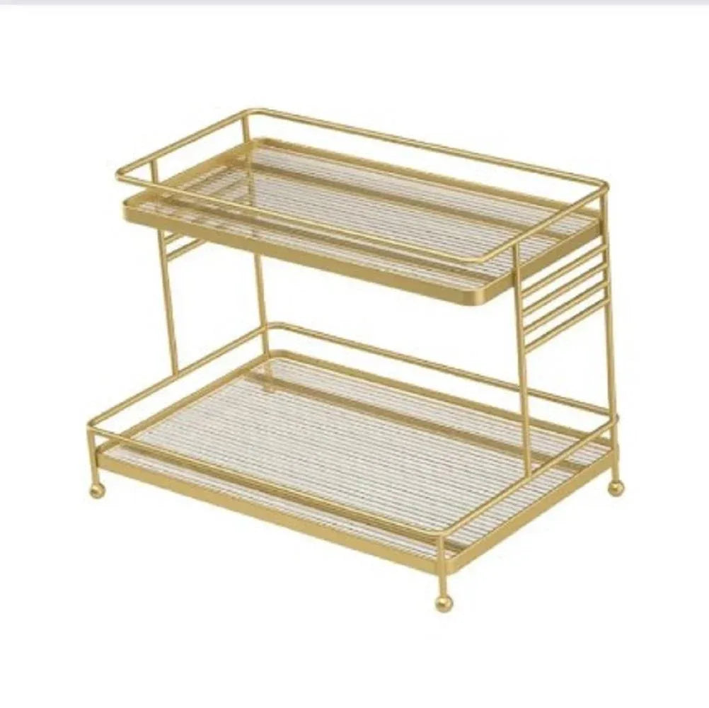 Metal Makeup Organizer Stand – Cosmetic Storage Rack - JSJunoon.com