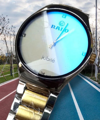 JS JUNOON Men's Golden Analogue Watch – Stainless Steel, Battery Operated, Water Resistant, 12-Hour Display, 1 Pc - JSJunoon.com