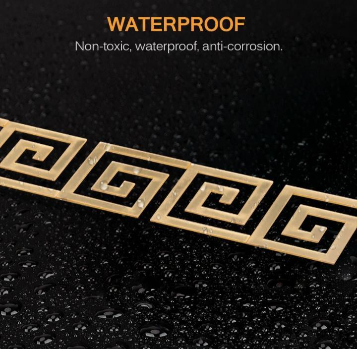 Pack of 8 Golden Acrylic Mirrors – Square Wall Decoration Stickers, 2.5 Inch