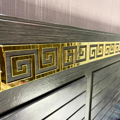 Pack of 8 Golden Acrylic Mirrors – Square Wall Decoration Stickers, 2.5 Inch - JSJunoon.com