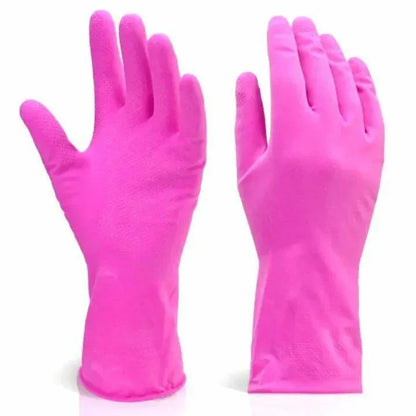 4 Pcs Silicone Dish Washing Gloves – Multicolor Reusable Cleaning Gloves for Kitchen & Home - JSJunoon.com