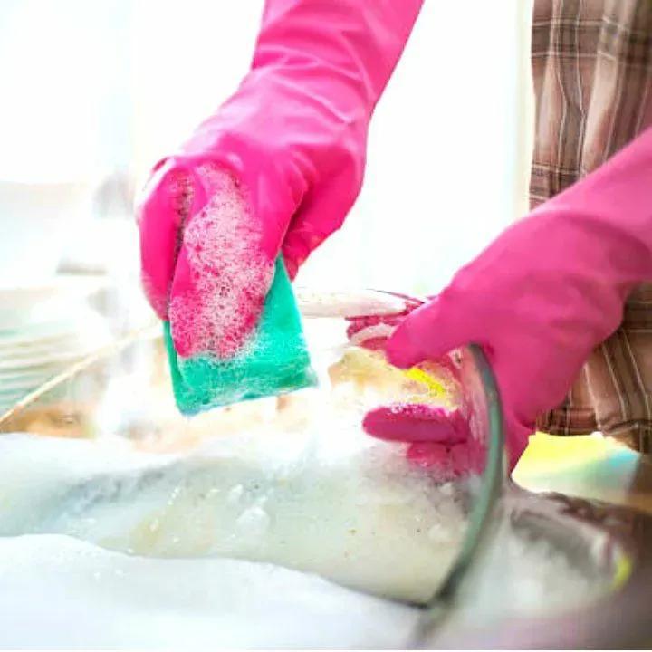 4 Pcs Silicone Dish Washing Gloves – Multicolor Reusable Cleaning Gloves for Kitchen & Home