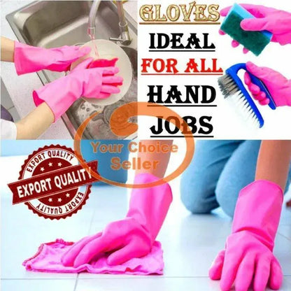 4 Pcs Silicone Dish Washing Gloves – Multicolor Reusable Cleaning Gloves for Kitchen & Home - JSJunoon.com