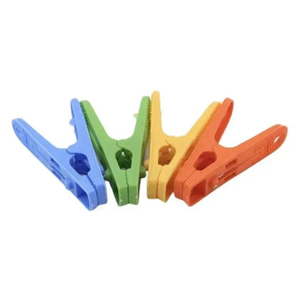 40 Pcs Durable Cloth Hanging Clips – Multi-Functional Hanger Holders for Organized Living, Multicolor - JSJunoon.com