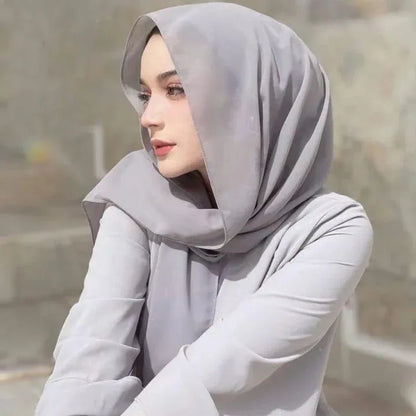 JS Junoon 1 Pc Chiffon Plain Women’s Scarf – Soft & Elegant Multipurpose Hijab - JSJunoon.com