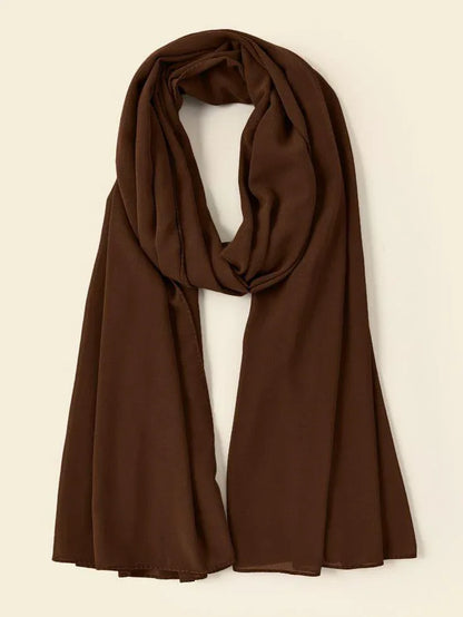 JS Junoon 1 Pc Chiffon Plain Women’s Scarf – Soft & Elegant Multipurpose Hijab - JSJunoon.com