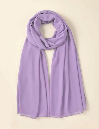 JS Junoon 1 Pc Chiffon Plain Women’s Scarf – Soft & Elegant Multipurpose Hijab - JSJunoon.com