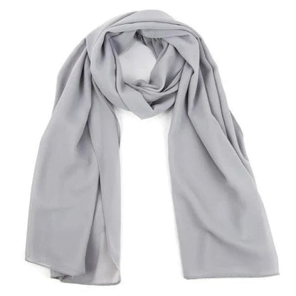 JS Junoon 1 Pc Chiffon Plain Women’s Scarf – Soft & Elegant Multipurpose Hijab - JSJunoon.com