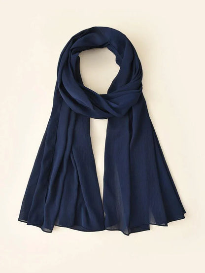 JS Junoon 1 Pc Chiffon Plain Women’s Scarf – Soft & Elegant Multipurpose Hijab - JSJunoon.com