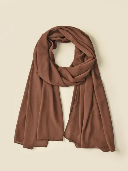 JS Junoon 1 Pc Chiffon Plain Women’s Scarf – Soft & Elegant Multipurpose Hijab - JSJunoon.com