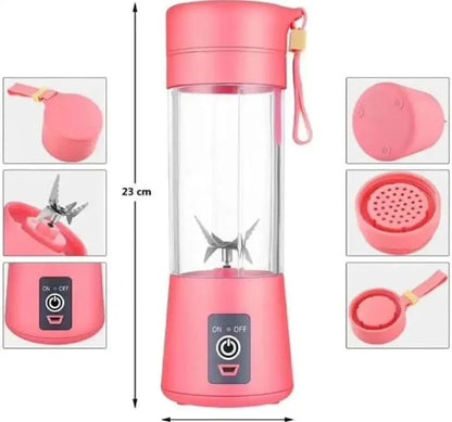 Portable & Rechargeable Mini Blender – USB Juicer Bottle - JSJunoon.com