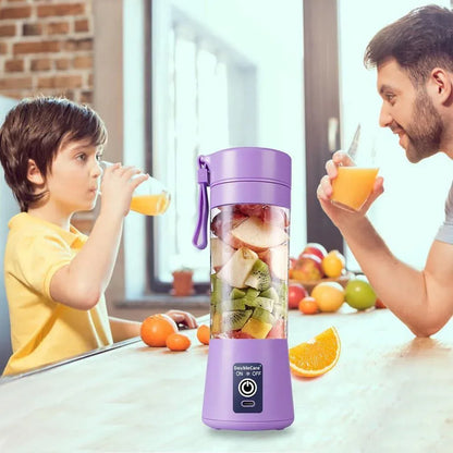 Portable & Rechargeable Mini Blender – USB Juicer Bottle - JSJunoon.com