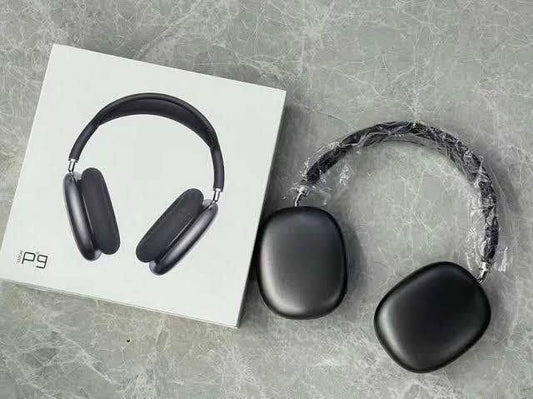 Black Wireless Headphone | Comfortable Over-Ear Design | Durable ABS Build