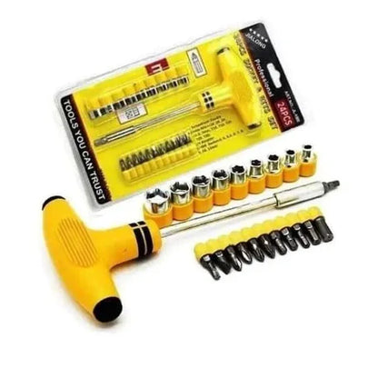 1 Pc Stainless Steel Tool Kit Set – 16 in 1 Multi-Purpose Repair Kit for Home, Car & Electronics - JSJunoon.com