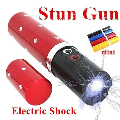 Lipstick-Style Personal Safety Alarm with LED Flashlight – Rechargeable Pocket Alarm (1 Pc, Red) - JSJunoon.com