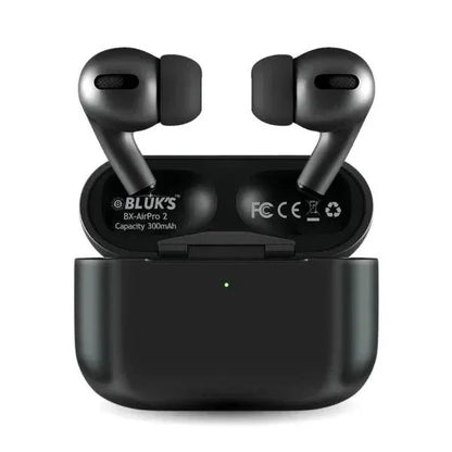 BXAirPro2 Black Wireless Airpods Bluetooth 5.3 | Long Battery | VVIP Quality – Black - JSJunoon.com