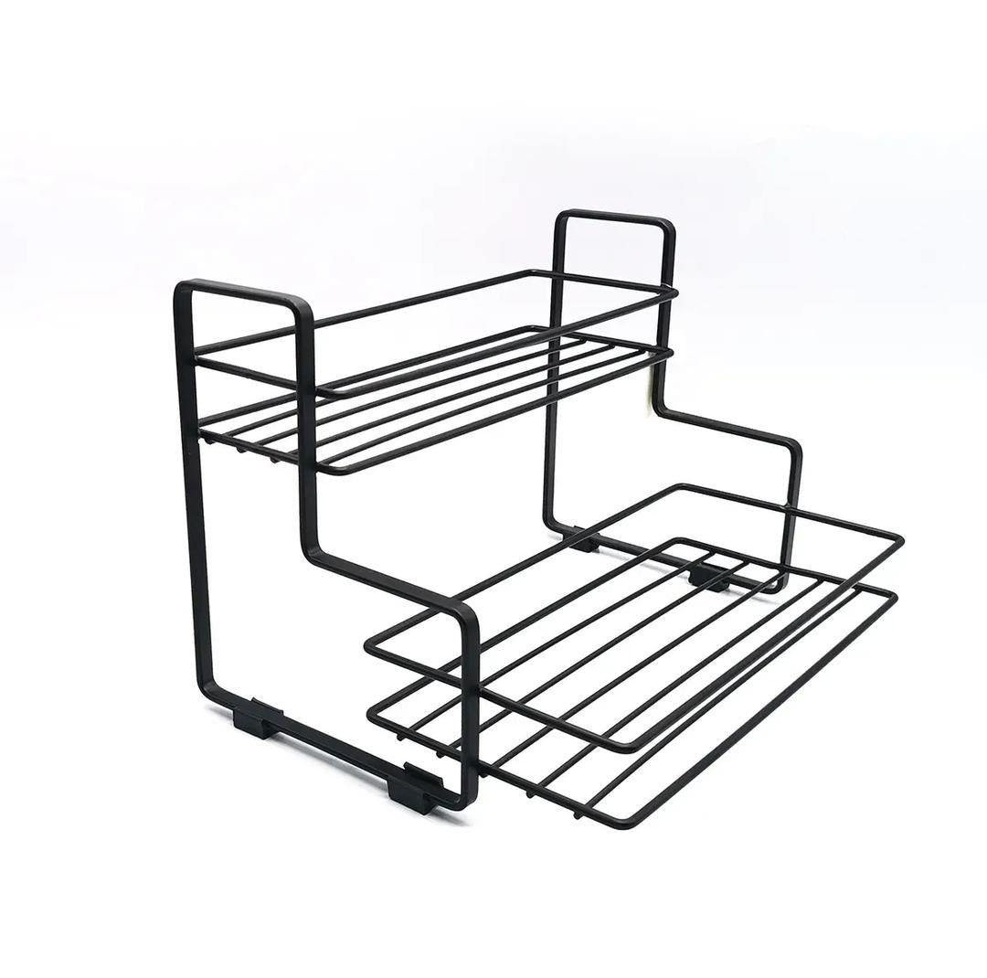 Metal Spices Rack – Durable Multi-Tier Kitchen Organizer for Spice and Condiment Storage