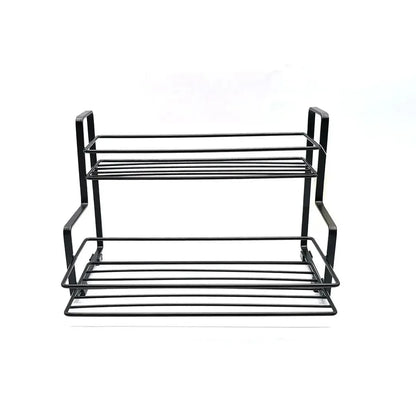 Metal Spices Rack – Durable Multi-Tier Kitchen Organizer for Spice and Condiment Storage - JSJunoon.com